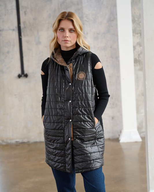 Teddy Vest Black