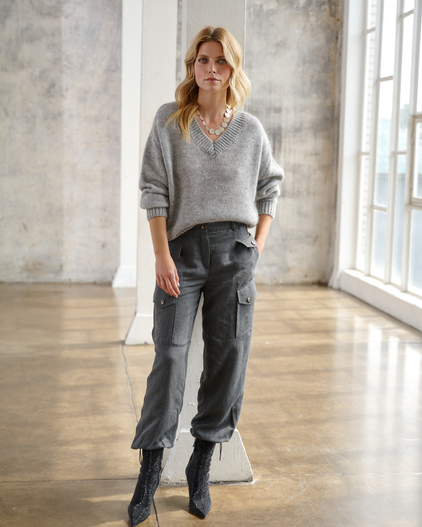 Clark Gray sweater