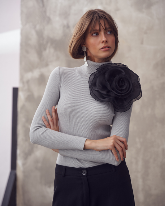 Rif Gray sweater