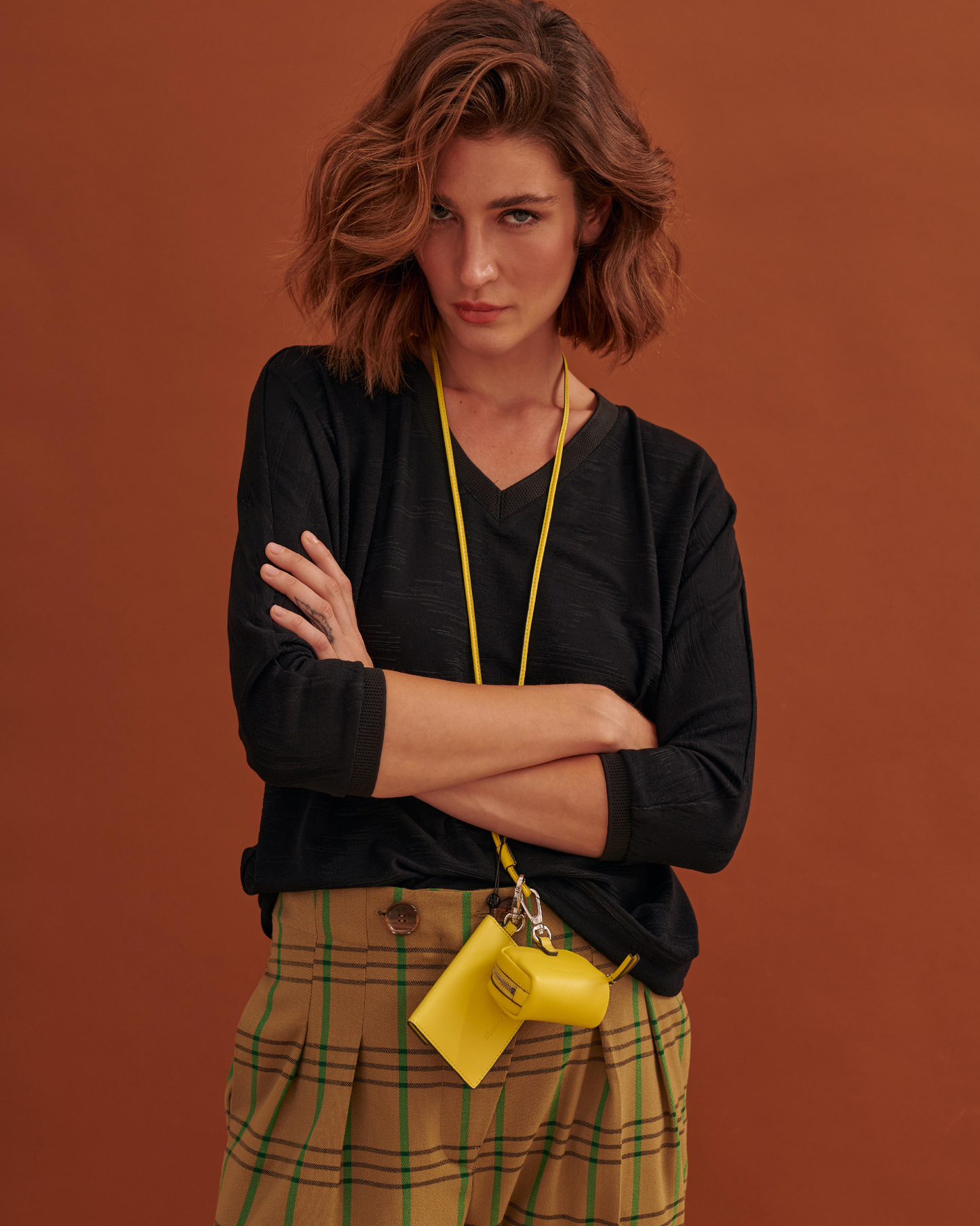 Bluzka Fleur Czarna
