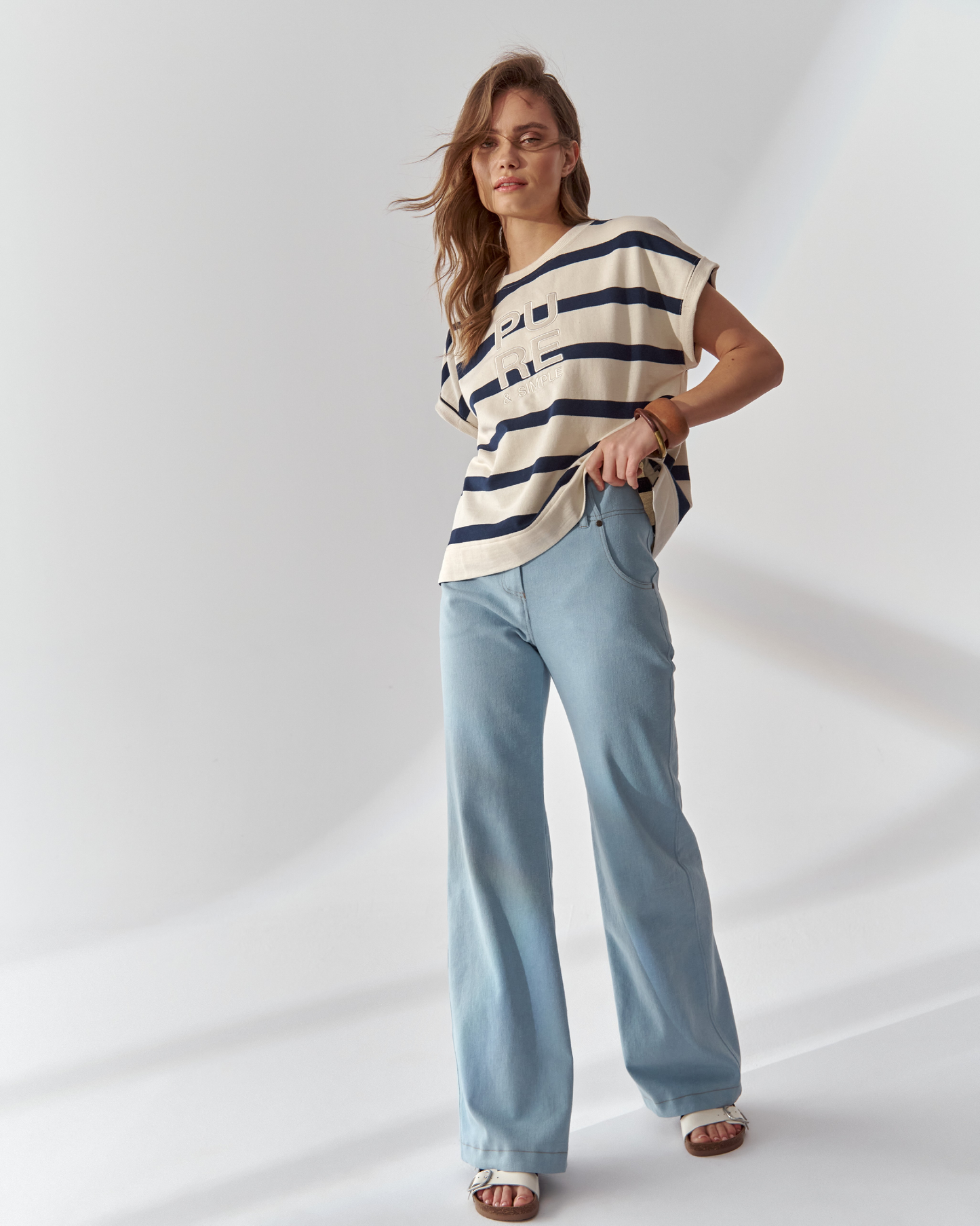 Spodnie Stilo Jeans Niebieskie