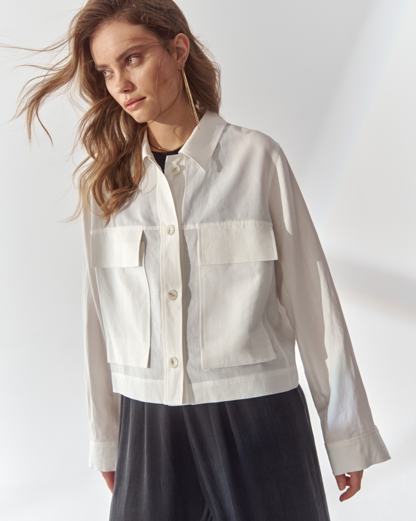Kimo Shirt White