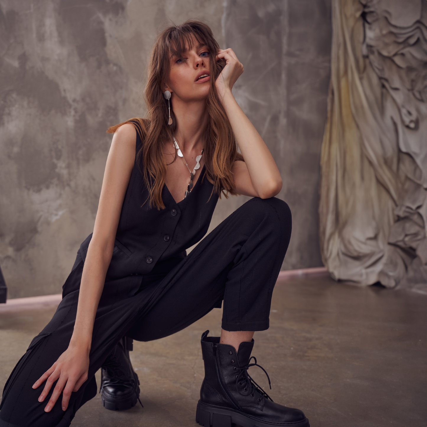 Benett Black Vest
