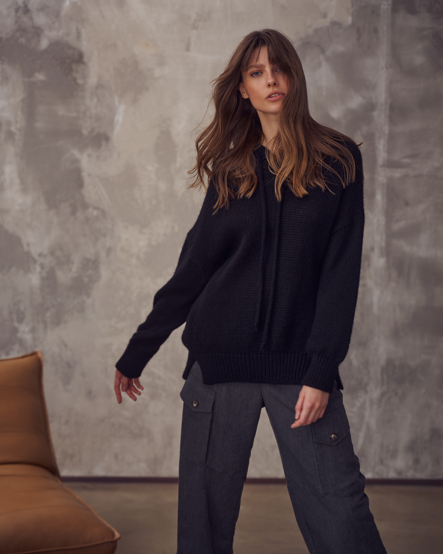 Sweter Jasper Czarny