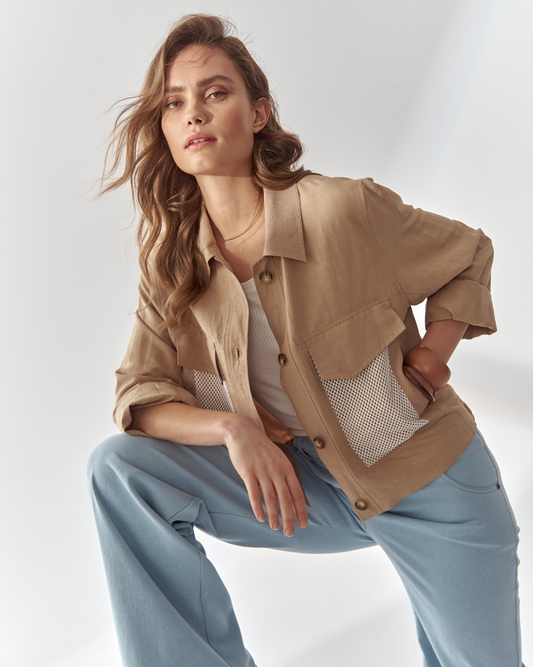 Aveno Beige Jacket