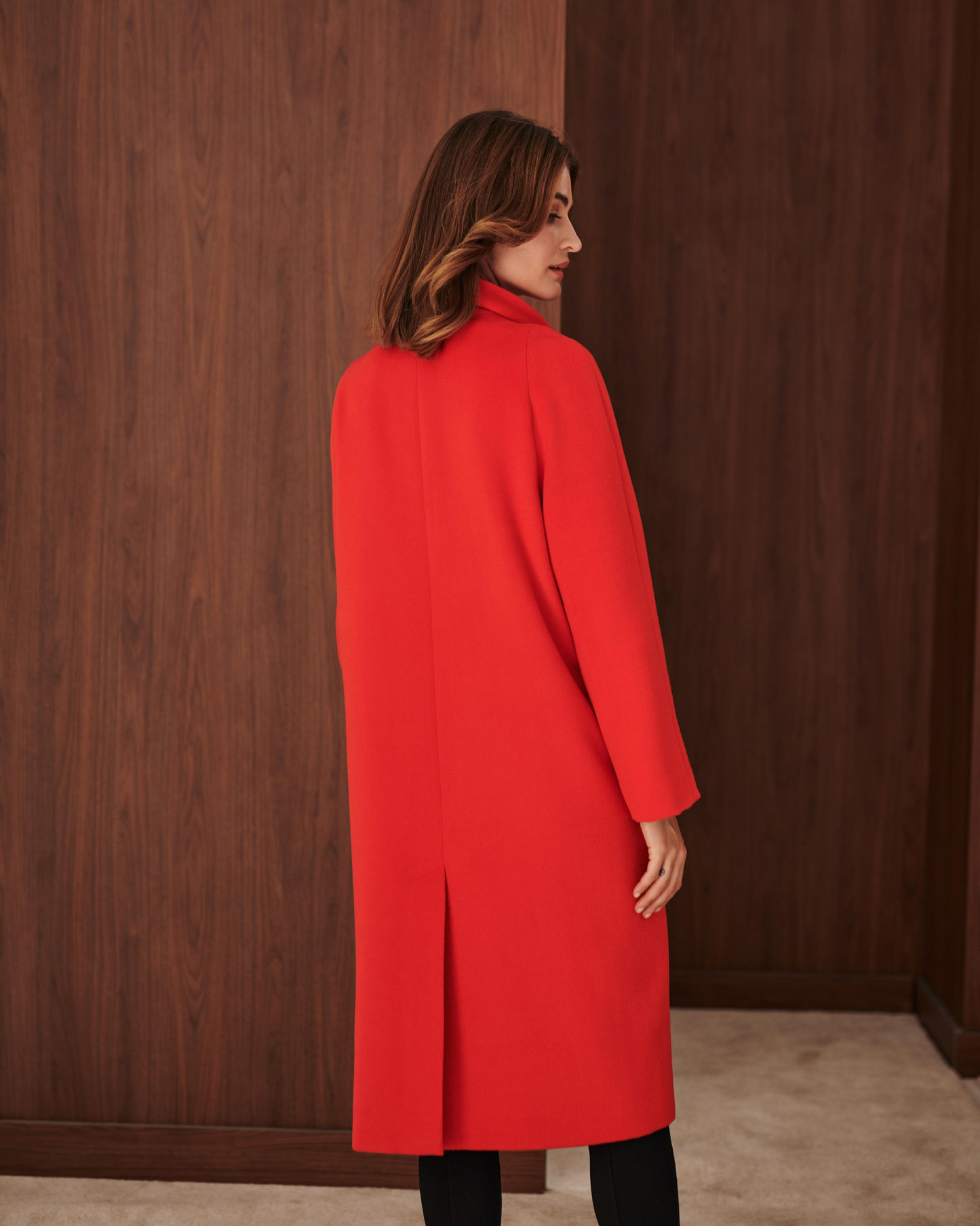 Scarlett Orange Coat