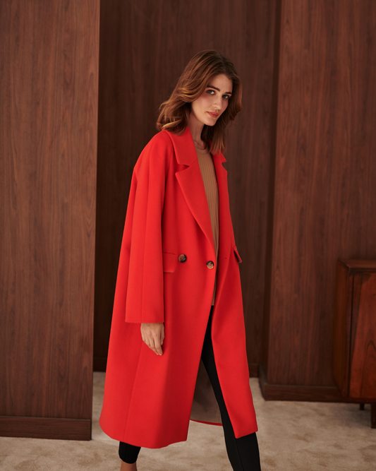 Scarlett Orange Coat