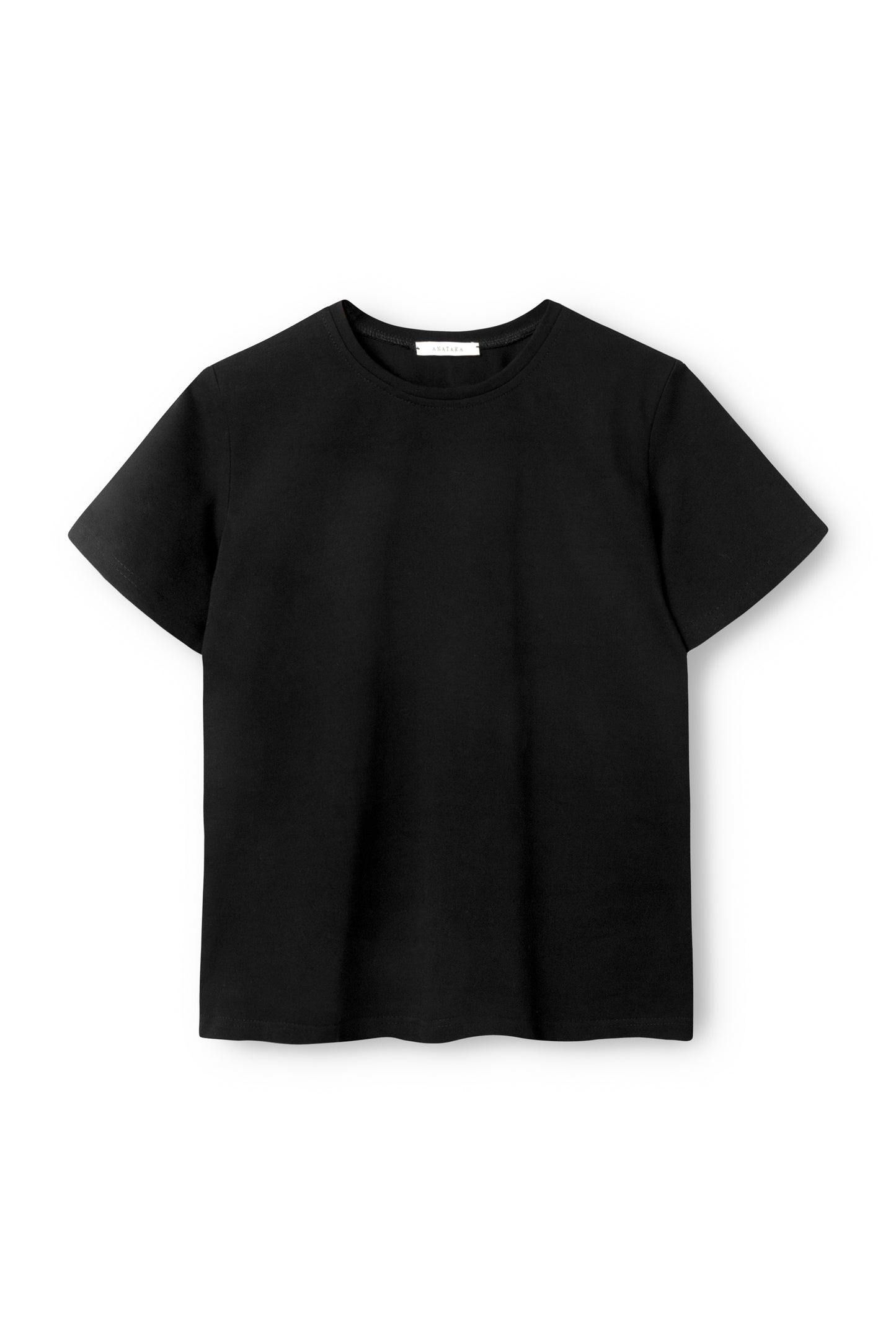 T-shirt bawełniany Hamar czarny