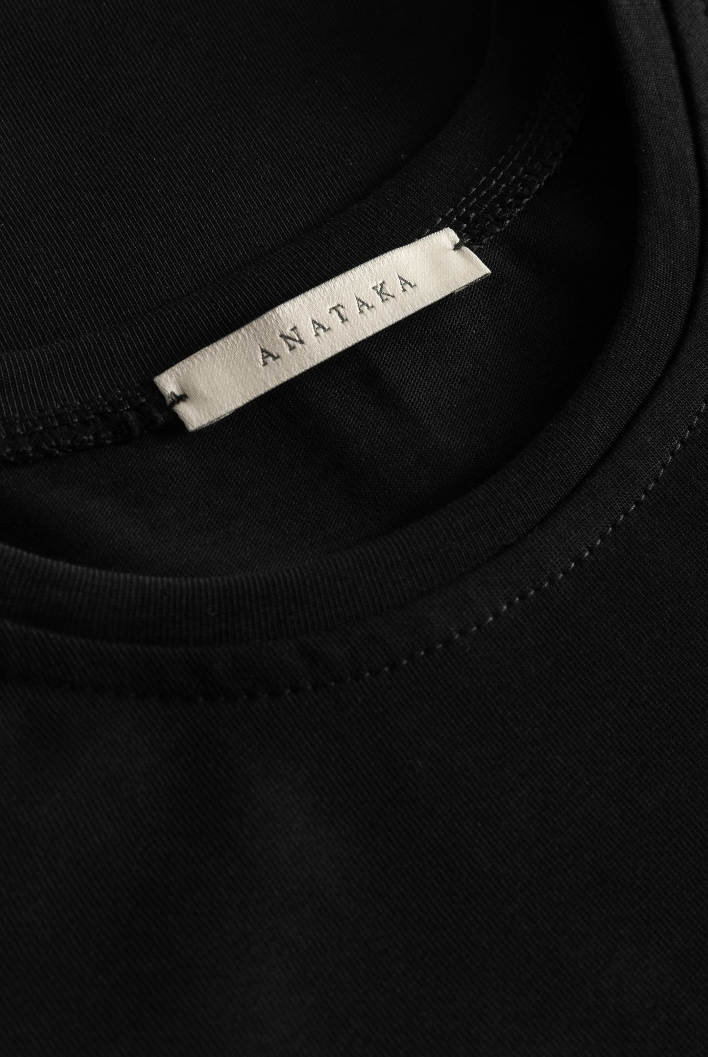 T-shirt bawełniany Hamar czarny
