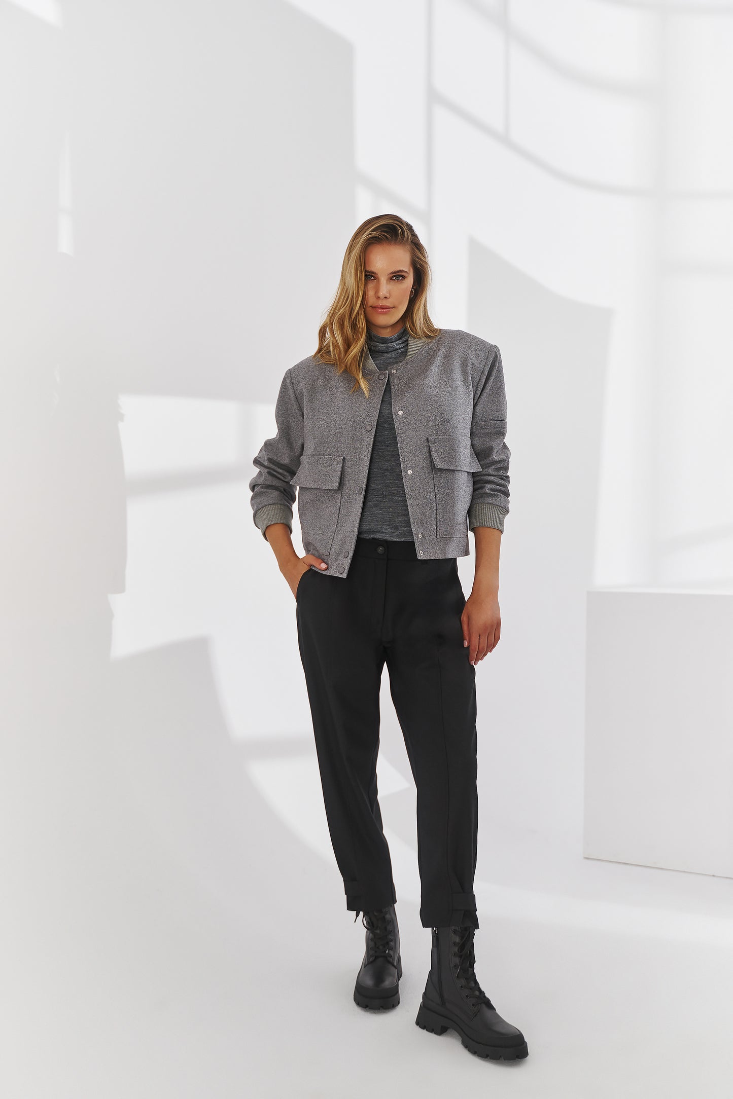 Bomber Marengo, 70% laine