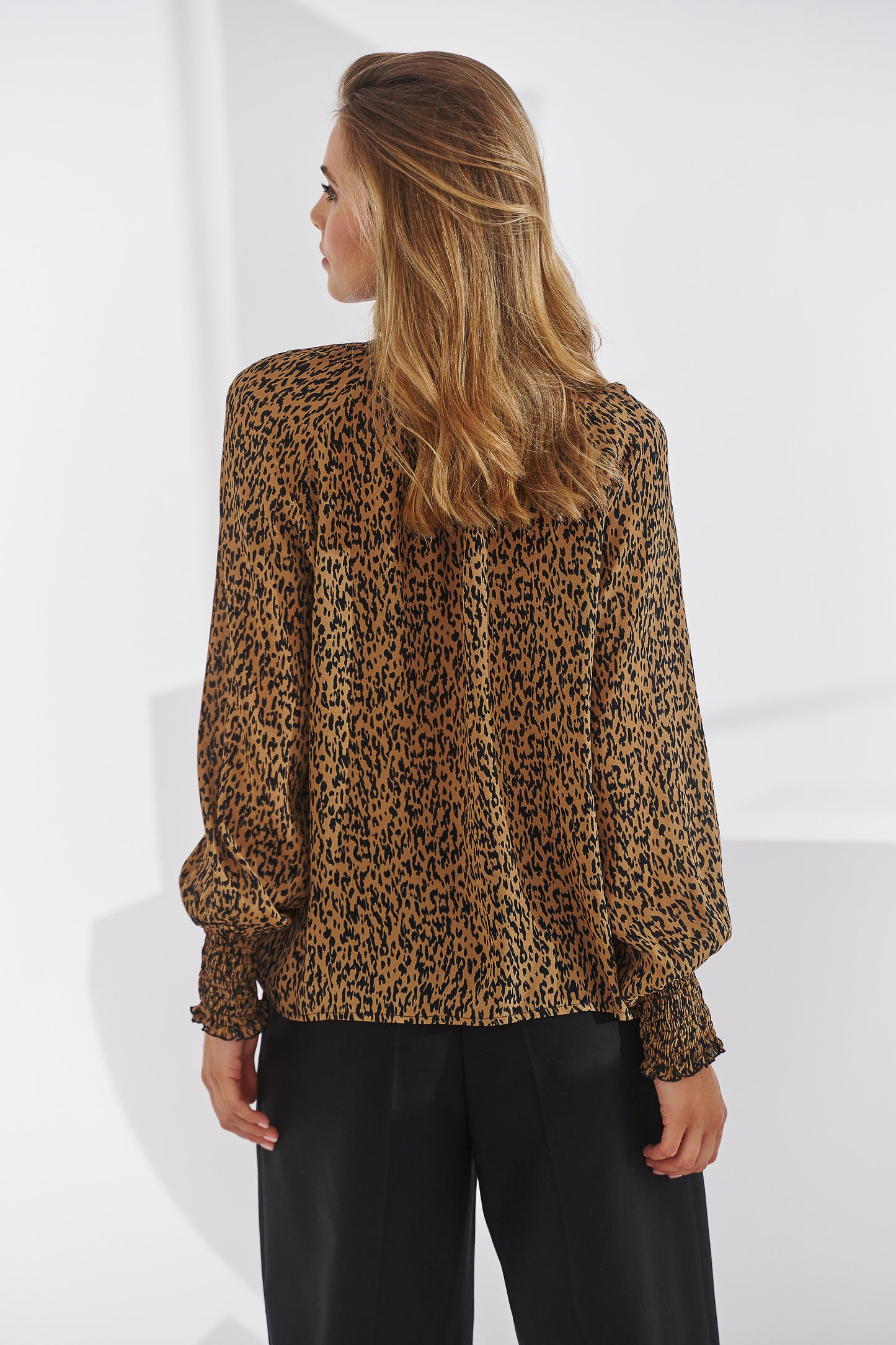 Ohara Spotted Silk Blouse