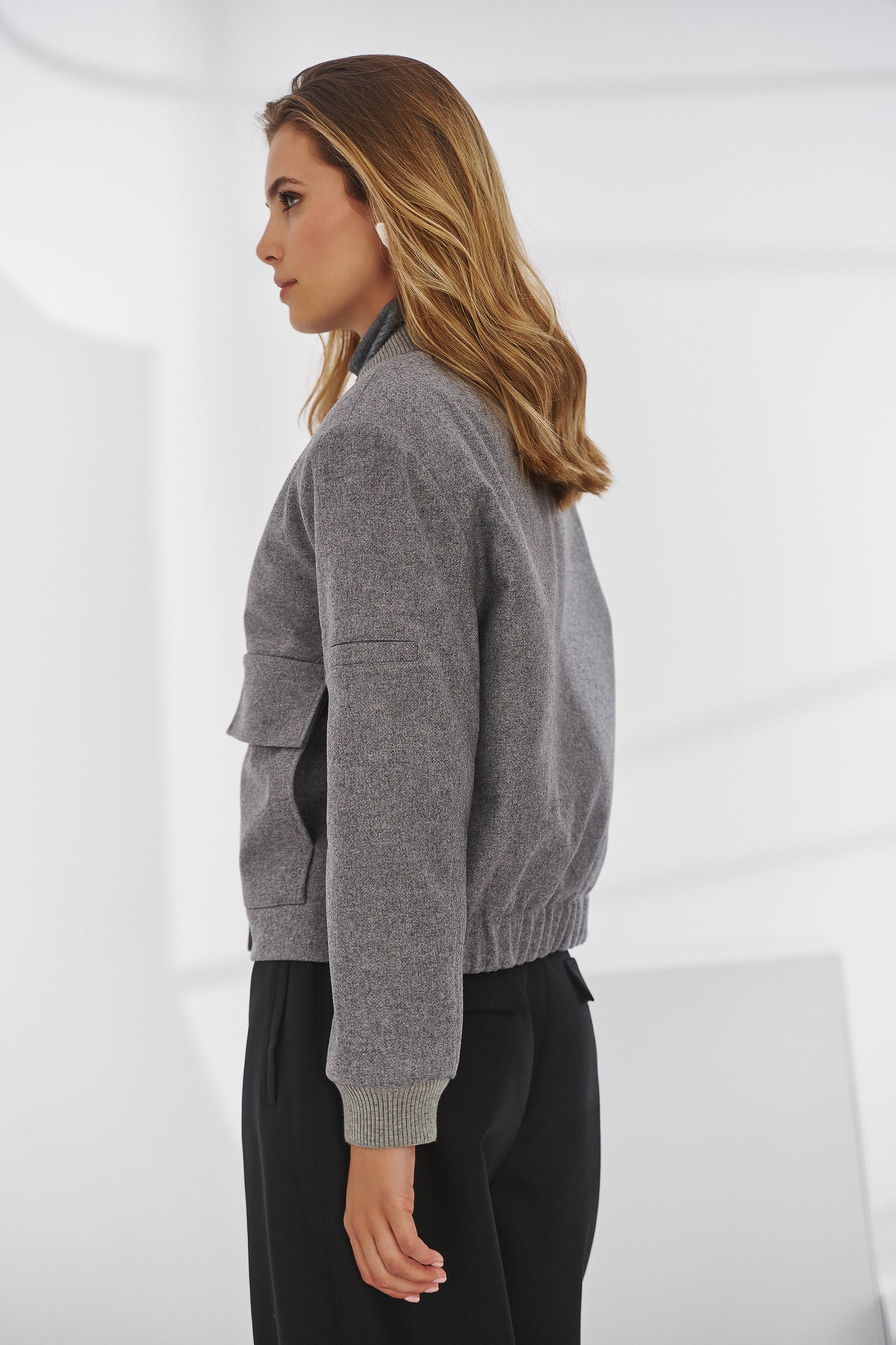 Bomber Marengo, 70% laine