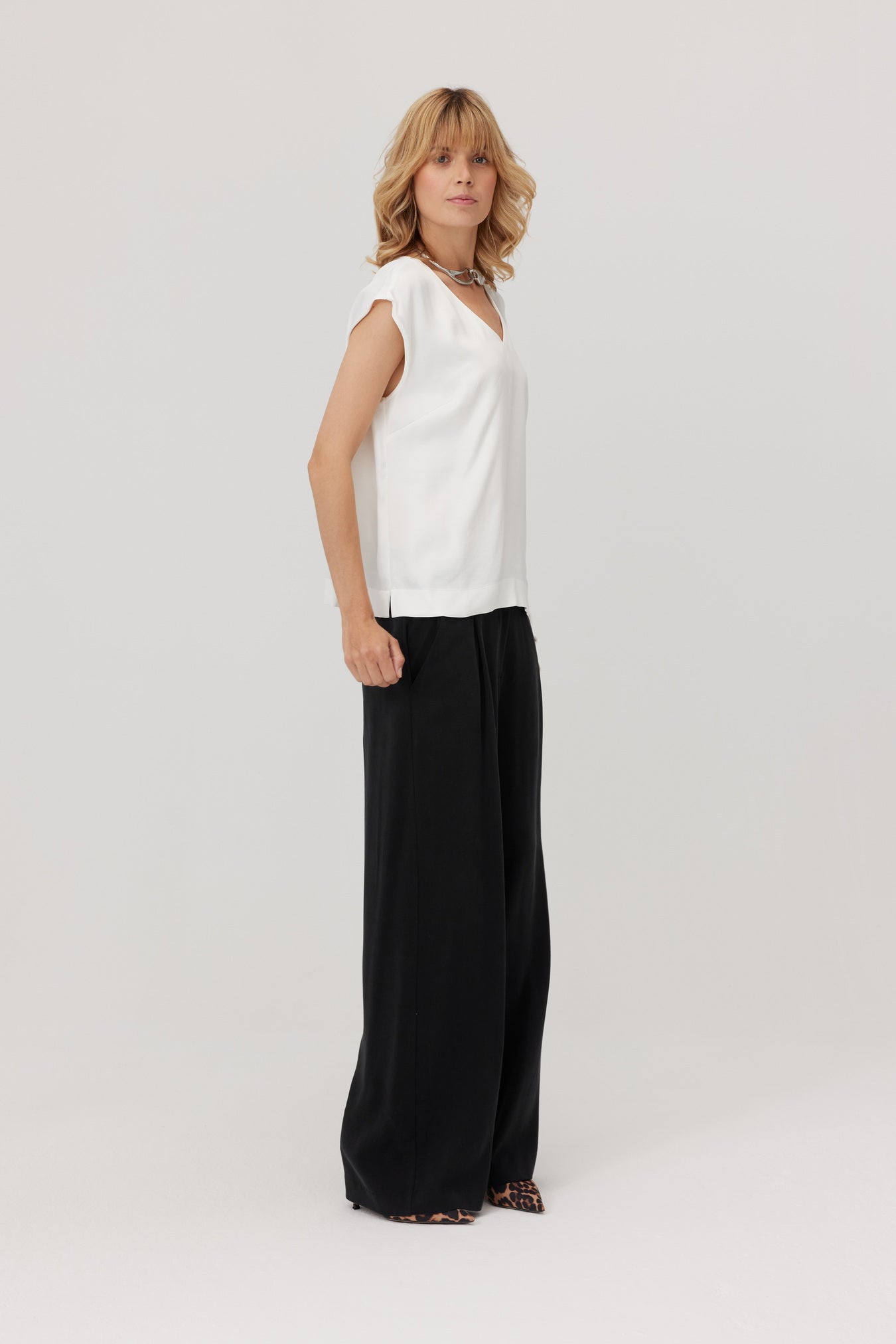 Eleganckie spodnie Hayden czarne