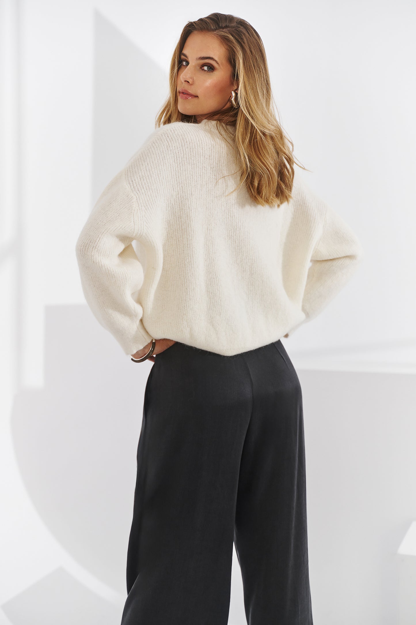 Pull alpaga écru Inko