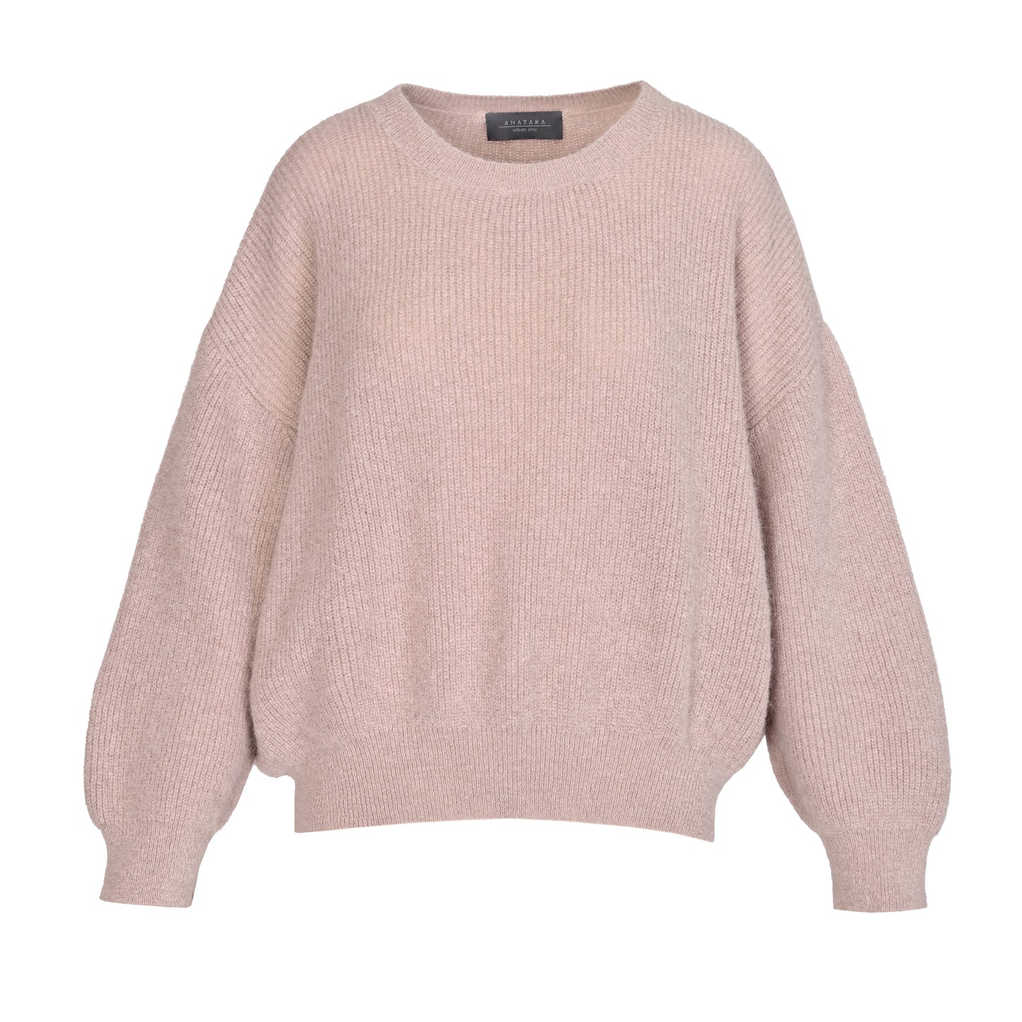 Sweter z alpaką Inko jasny róż