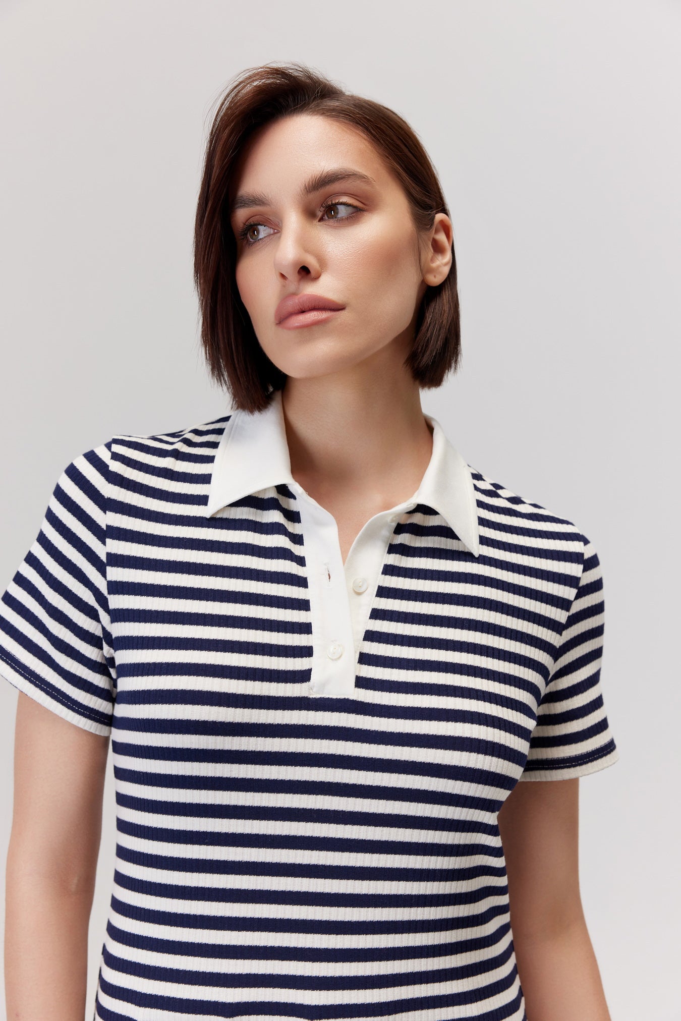 T-shirt polo Nees granatowy