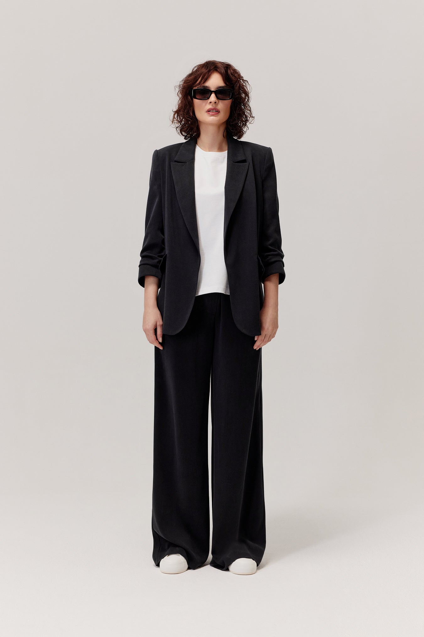 Żakiet z lyocellu Bono czarny