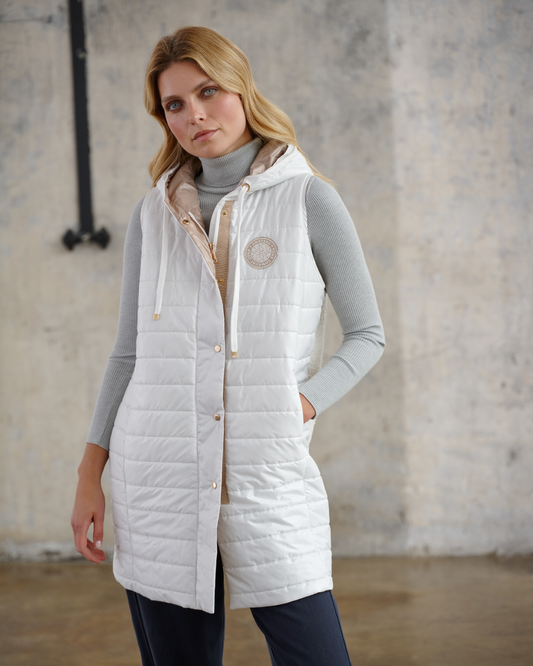 Teddy Ecru vest