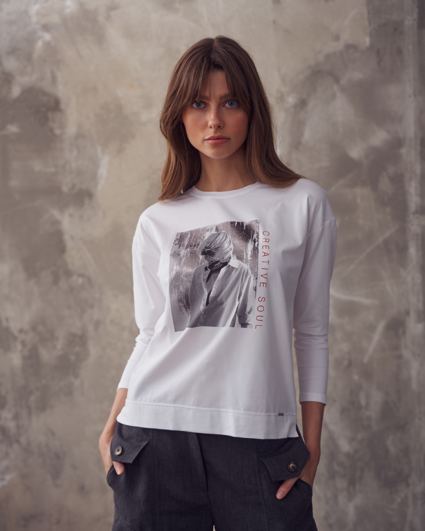 T-Shirt Tros Biały