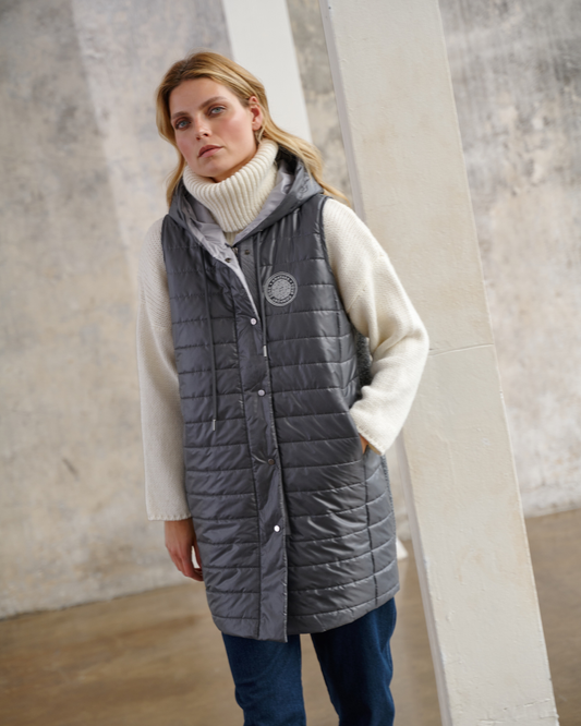 Teddy Vest Gray