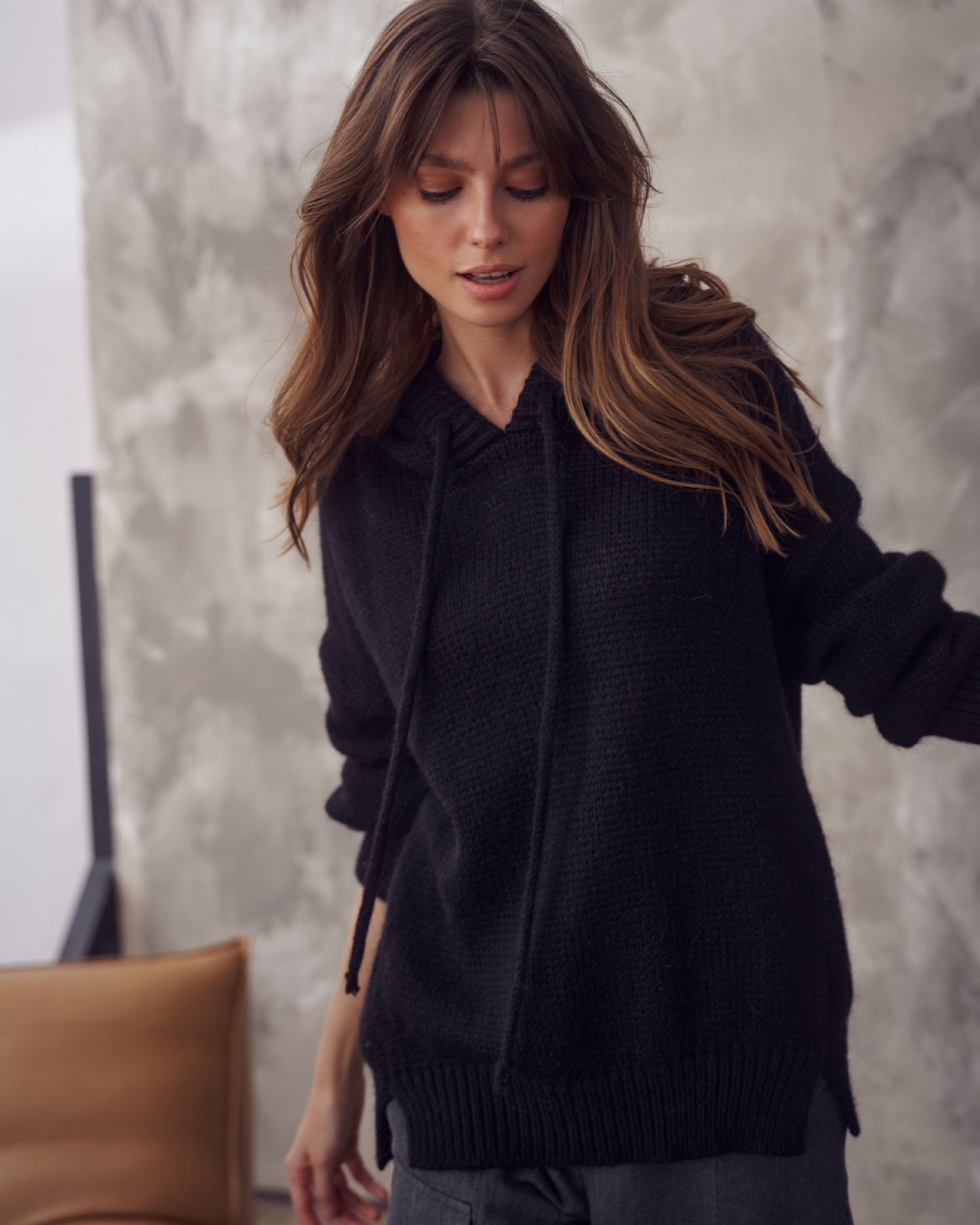 Sweter Jasper Czarny