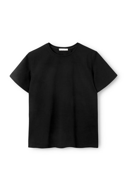 T-shirt bawełniany Hamar czarny
