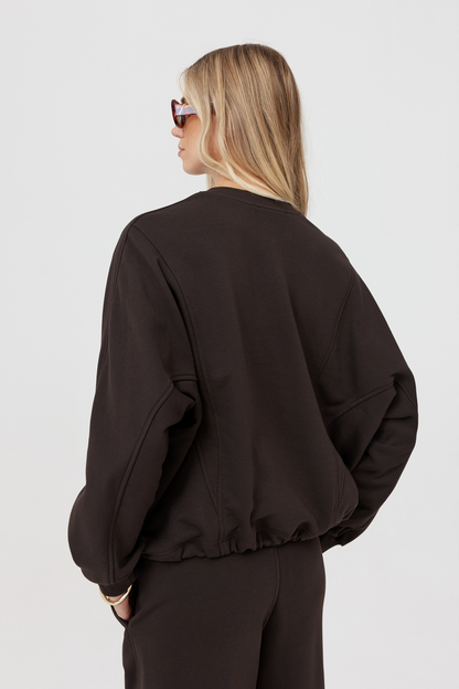 Bluza dresowa Hardy brąz