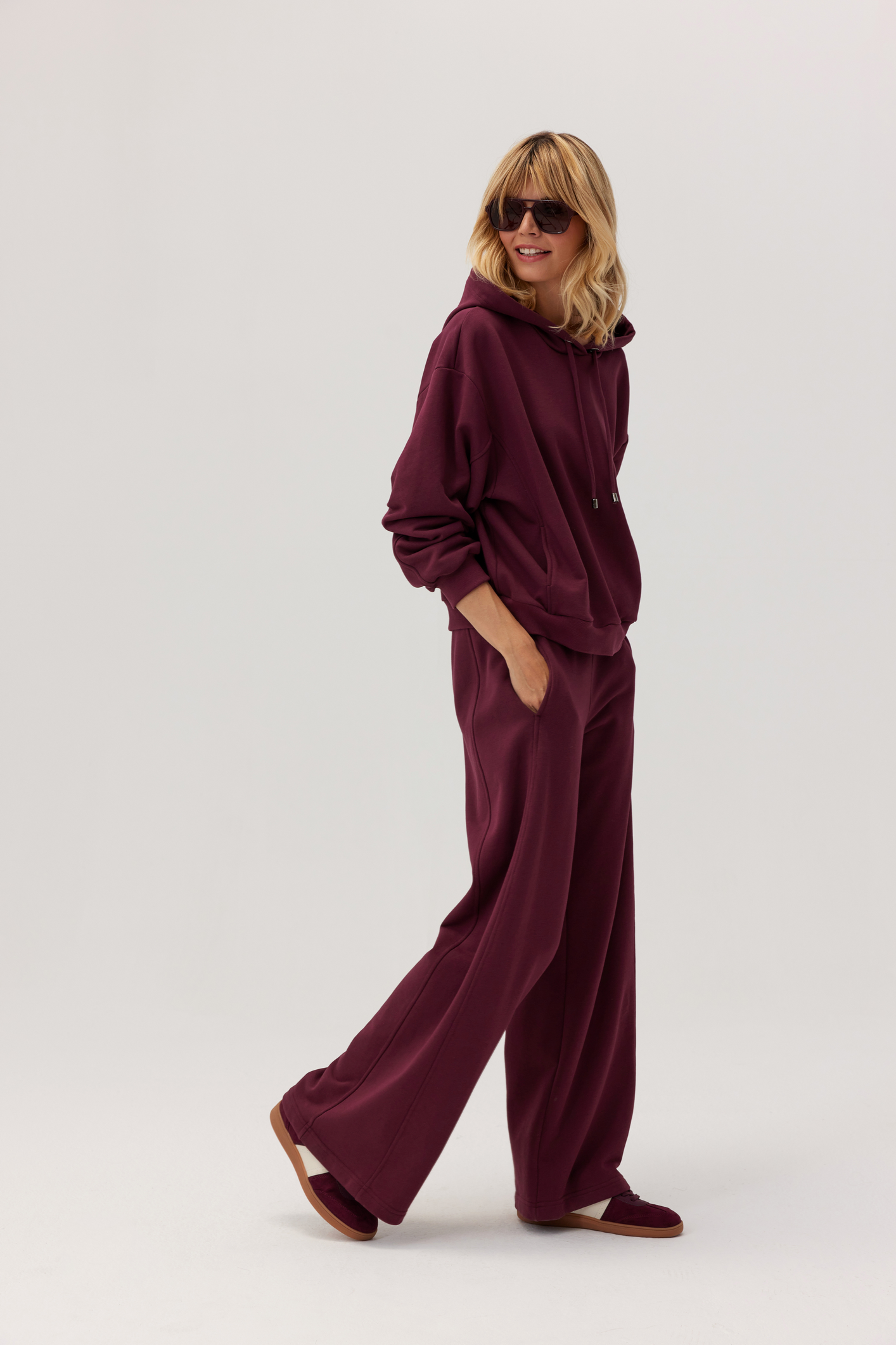 Bluza Kandu burgundowa