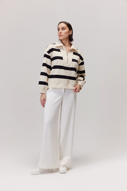 Bawełniana bluza half-zip Nors