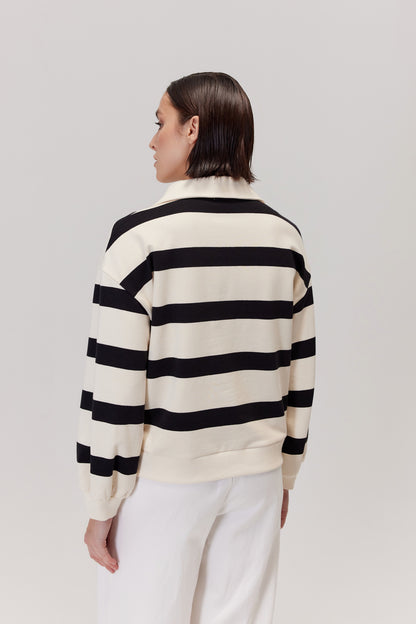 Bawełniana bluza half-zip Nors