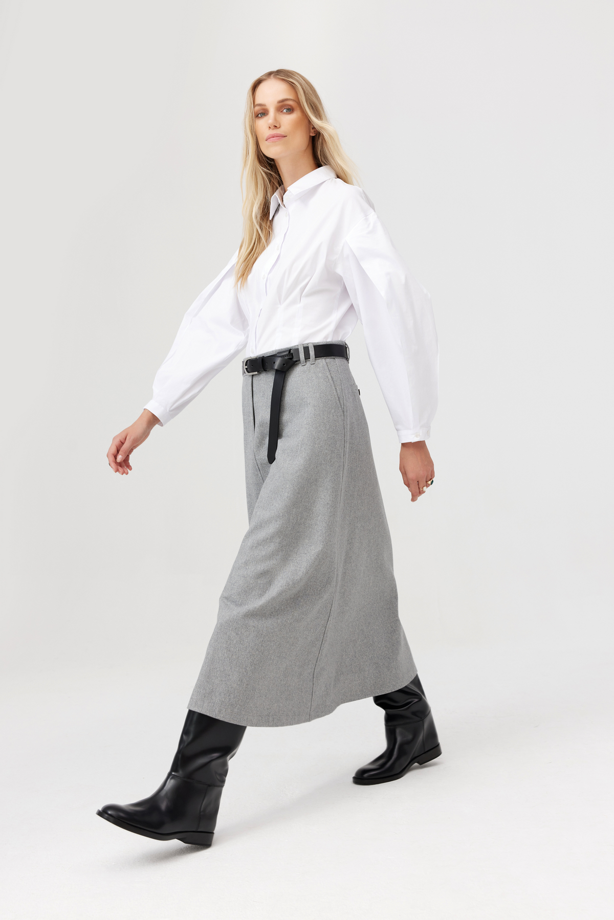 Misty Wool Skirt