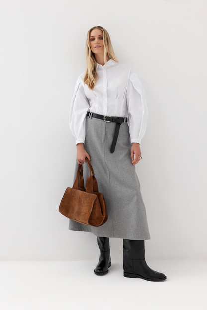 Misty Wool Skirt