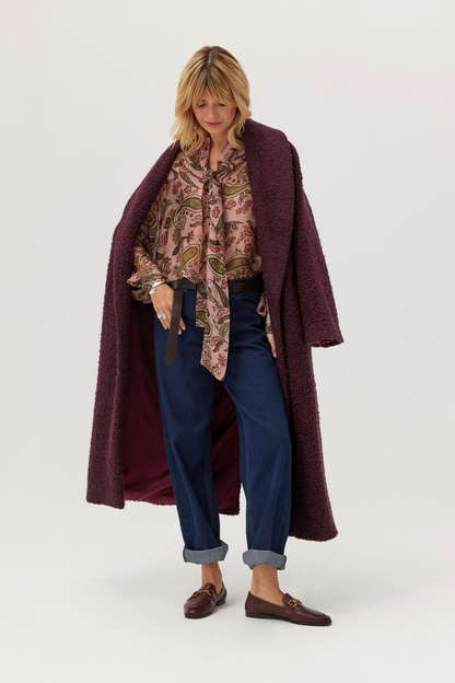 Bluzka z jedwabiem Paisley