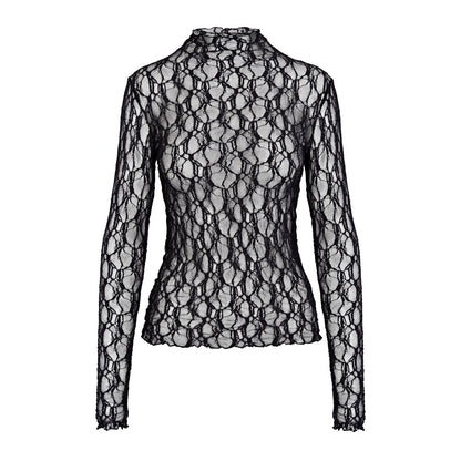 Blouse Shona noire sensuelle