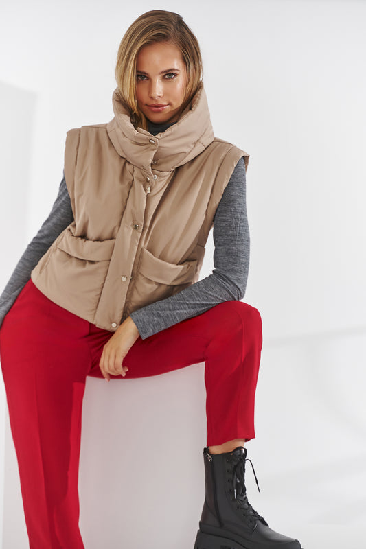 Gilet Alaska beige moderne