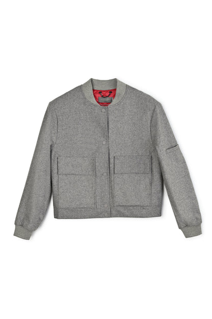 Marengo bomber jacket 70% wool