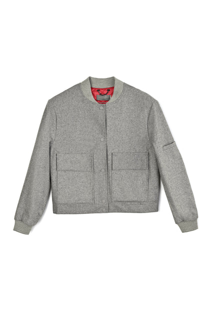 Marengo bomber jacket 70% wool