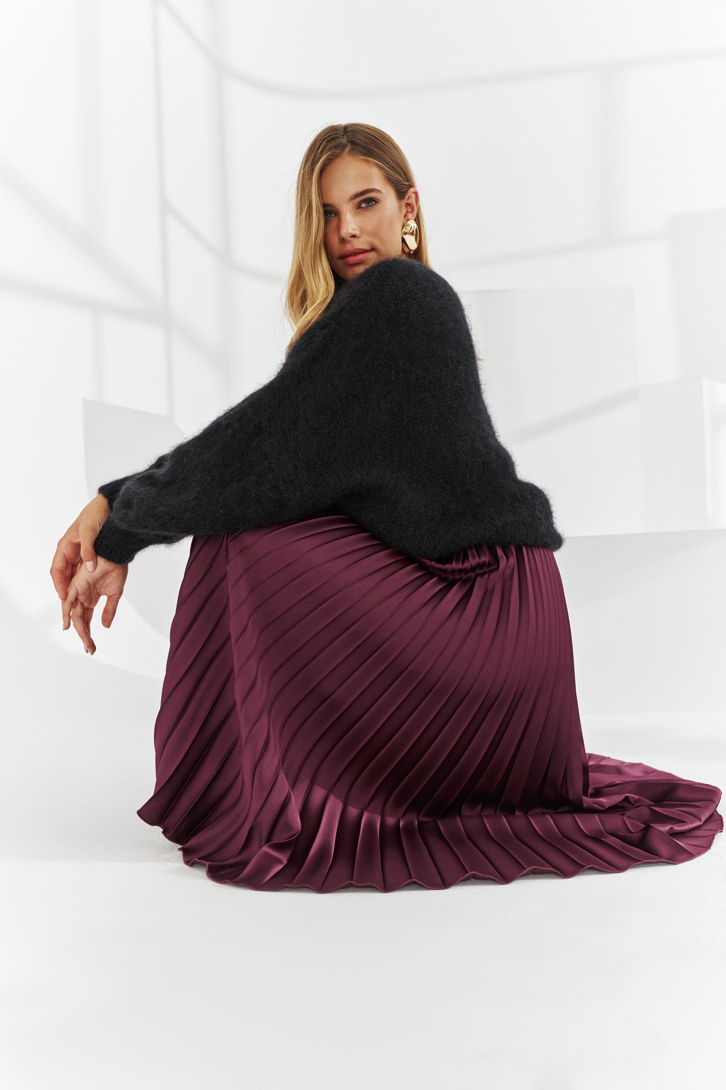 Brida skirt burgundy