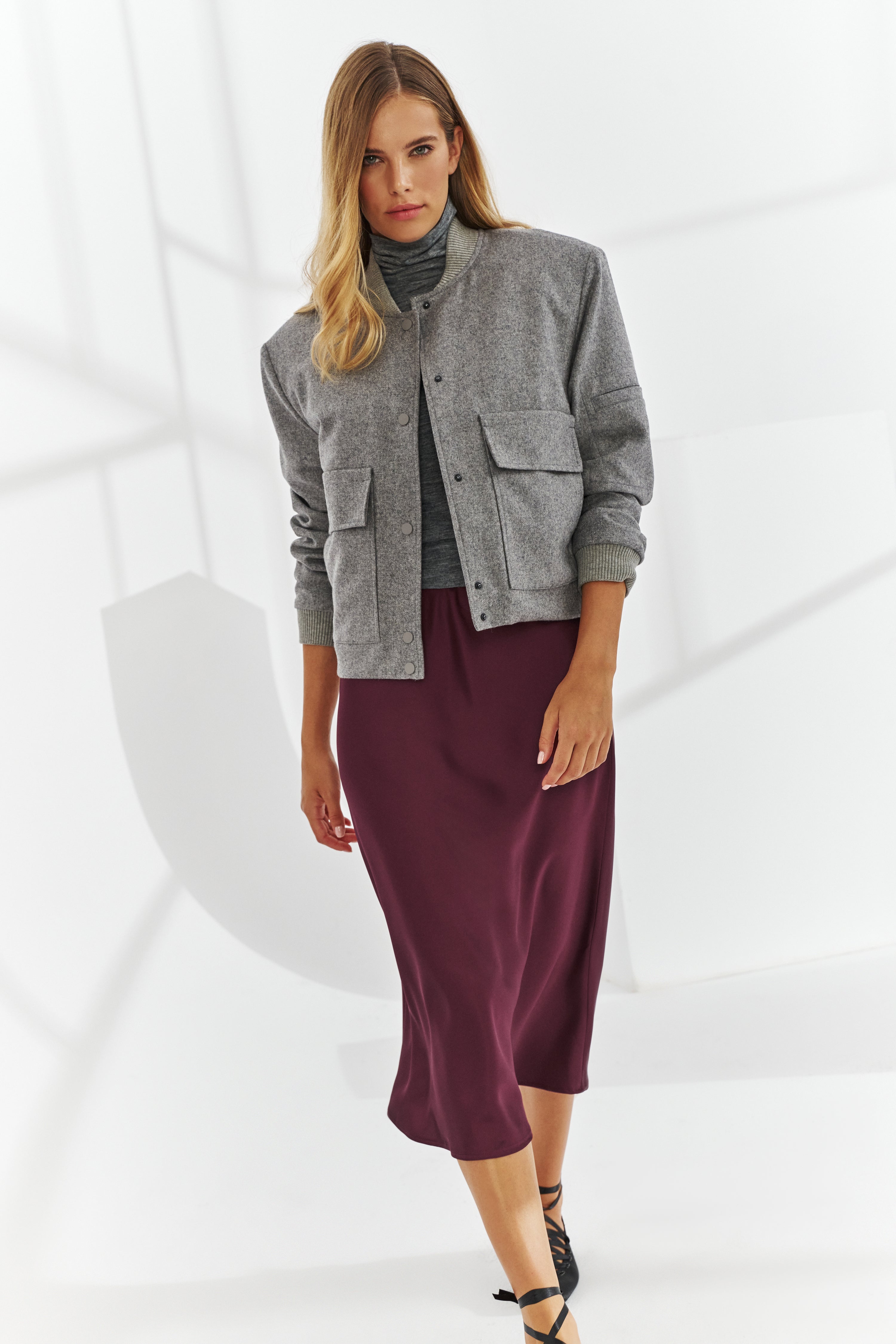 Spódnica Jenny bordowa – Anataka – Butik online z odzieżą damską