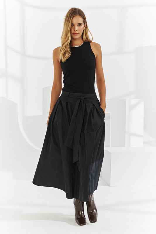 Sadel black balloon skirt