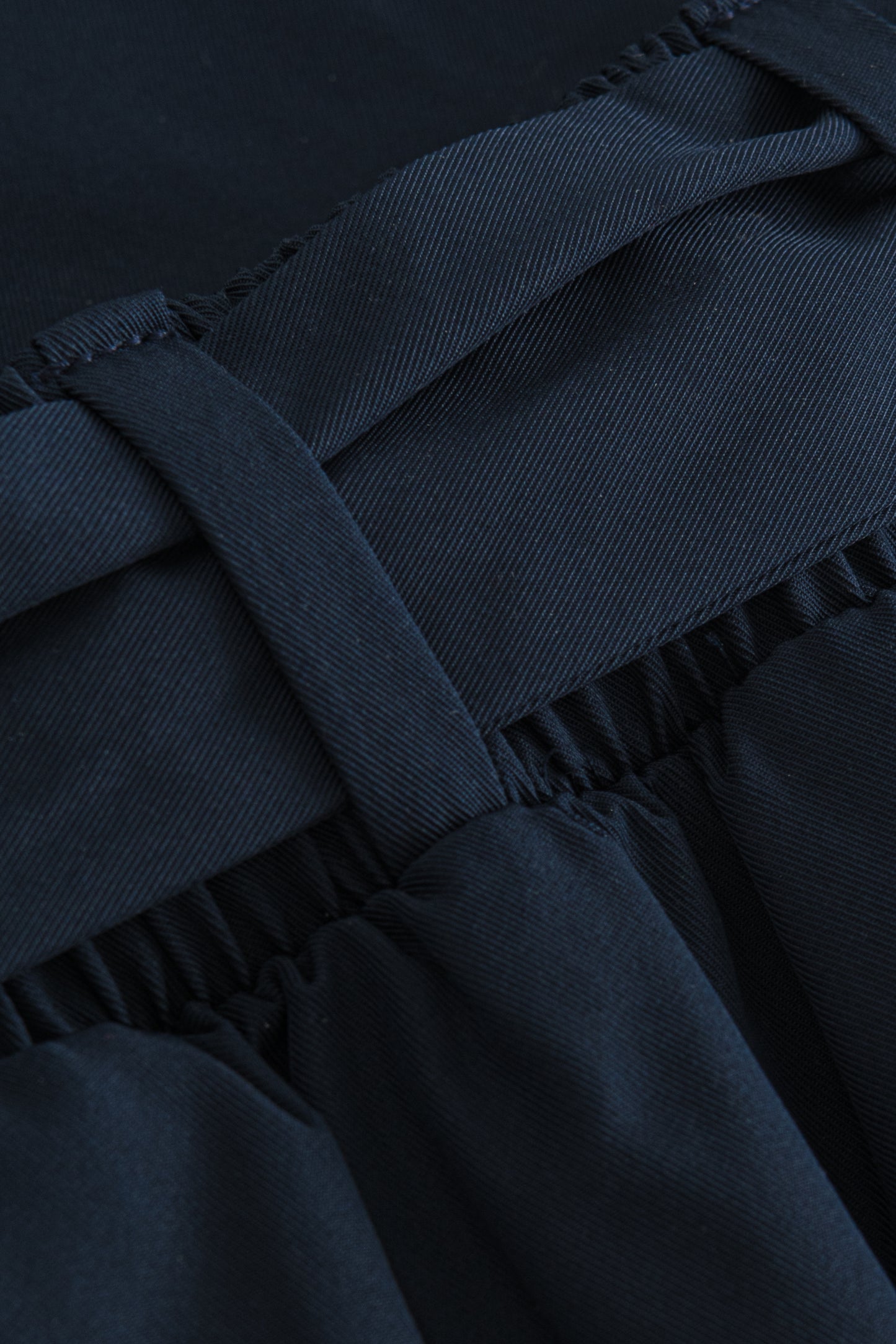 Sadel navy blue balloon skirt