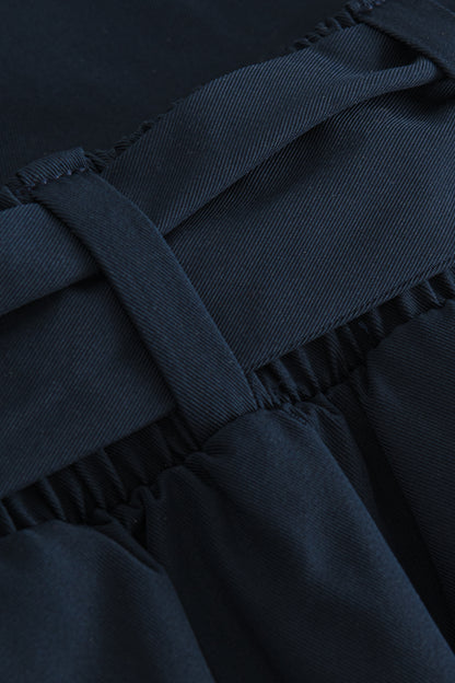 Sadel navy blue balloon skirt