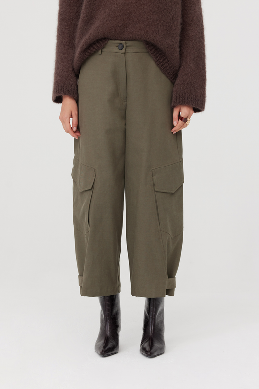 Spodnie cargo Arlo khaki