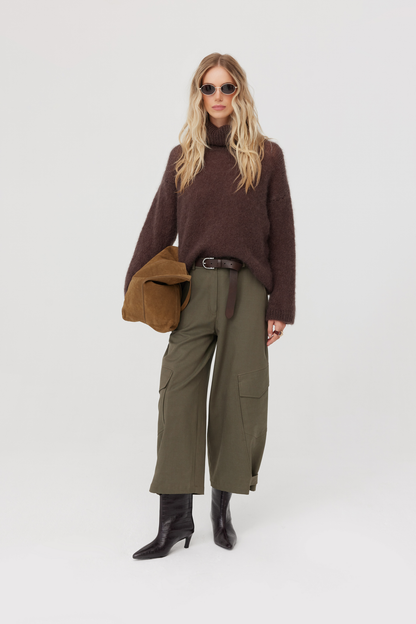 Spodnie cargo Arlo khaki