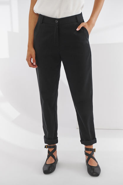 Pantalon Colson, noir