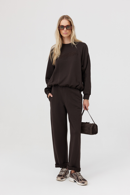Bluza dresowa Hardy brąz