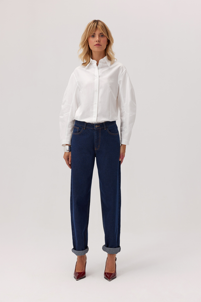 Spodnie jeans o kroju balloon Ballo