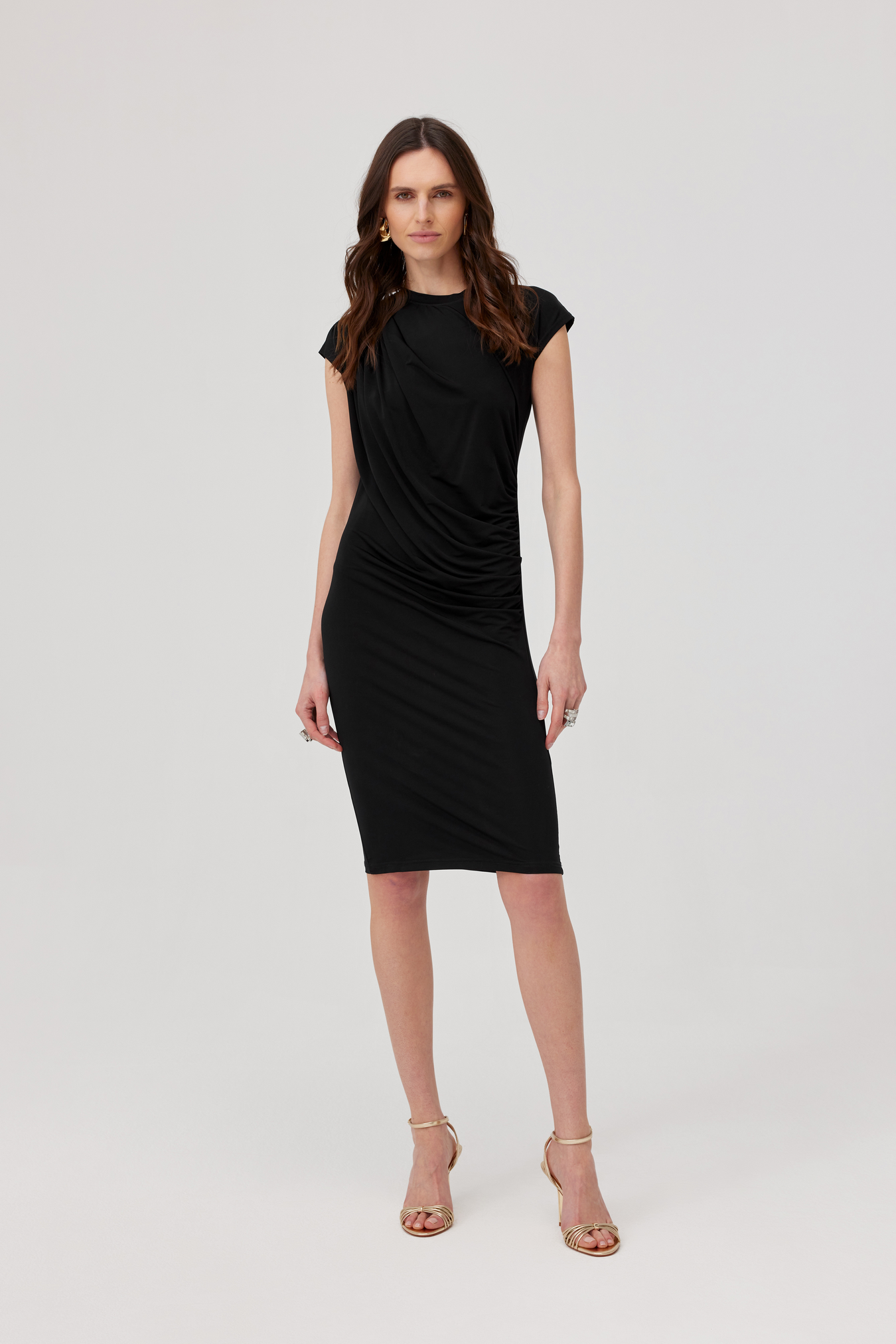 Robe Rick en viscose noire