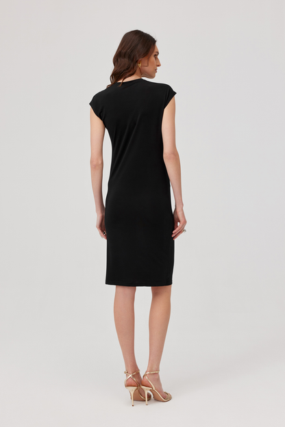 Robe Rick en viscose noire