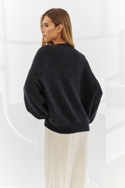 Caro alpaca sweater titanium